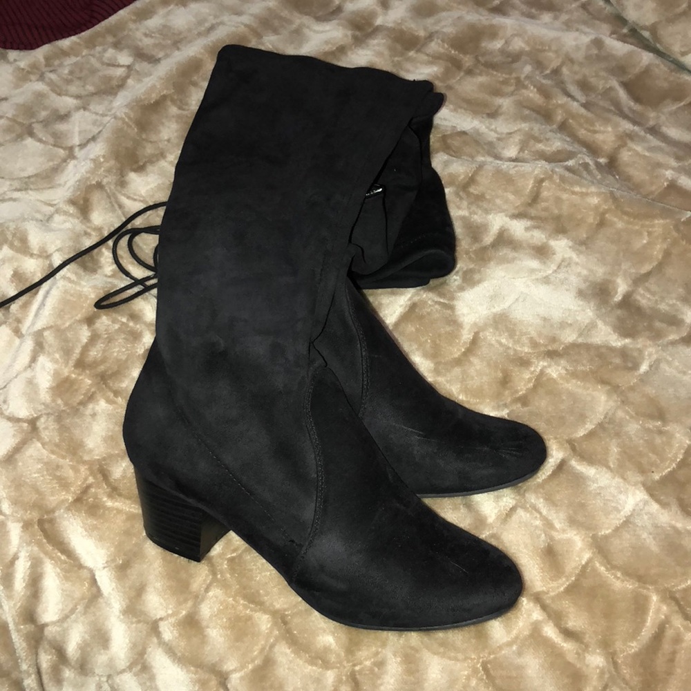 Over the knee boots.
